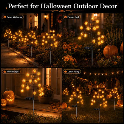 🎃 Last Day 50% OFF – Solar Pumpkin Stake Lights for a Spooky Halloween Yard 👻