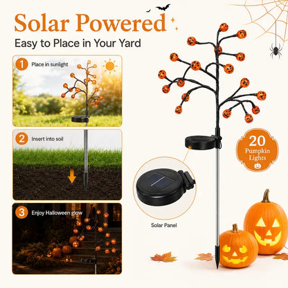 🎃 Last Day 50% OFF – Solar Pumpkin Stake Lights for a Spooky Halloween Yard 👻