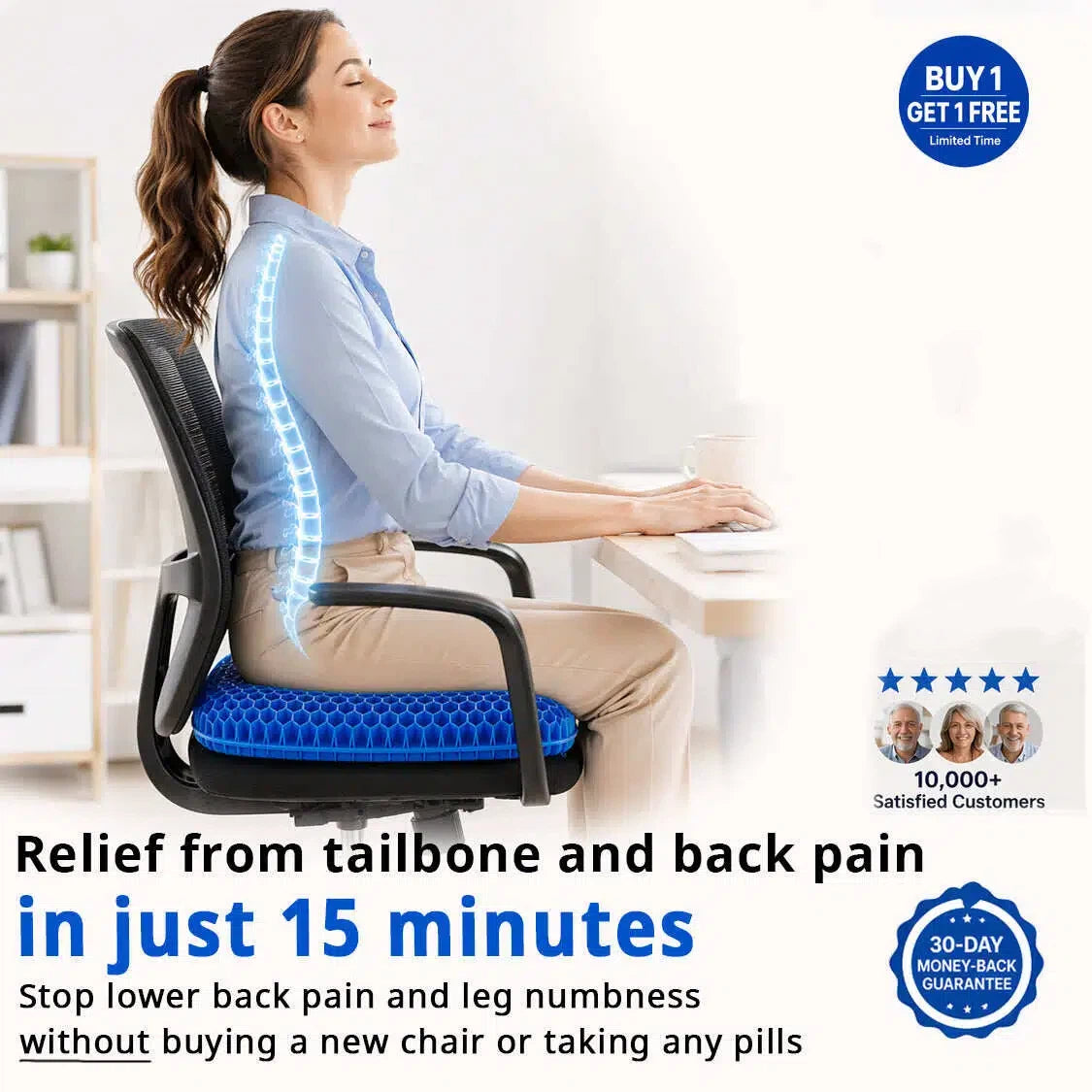 Turn Any Chair Into Pain-Free Comfort