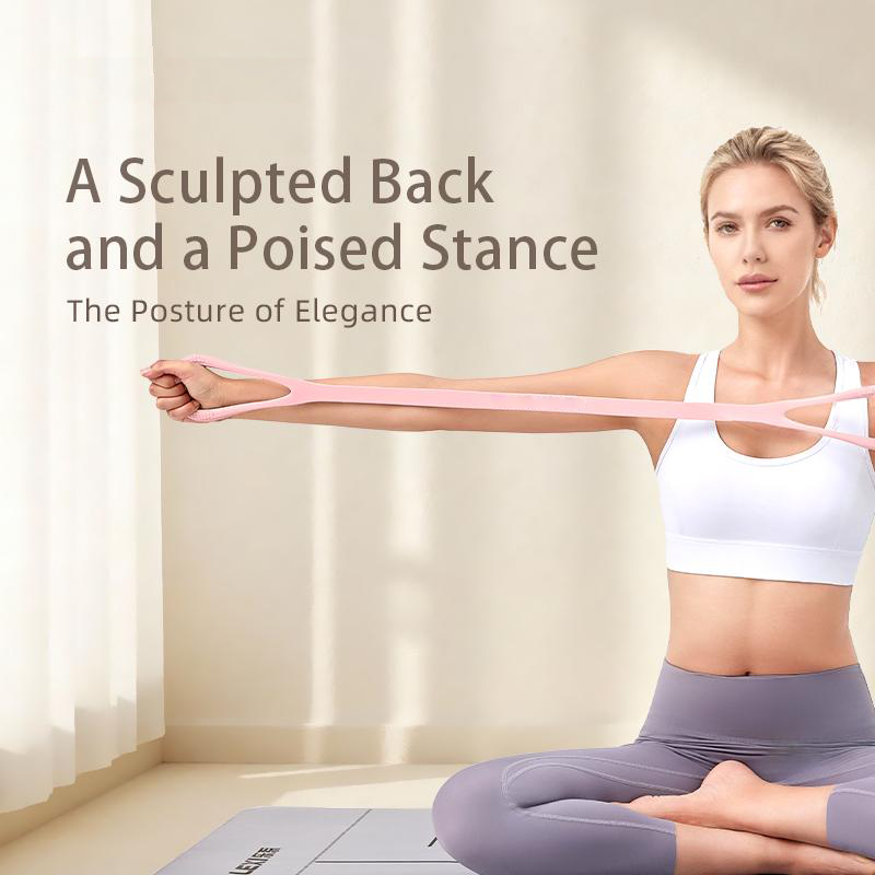 🔥Figure 8 Resistance Bands – Silicone Exercise Bands for Women