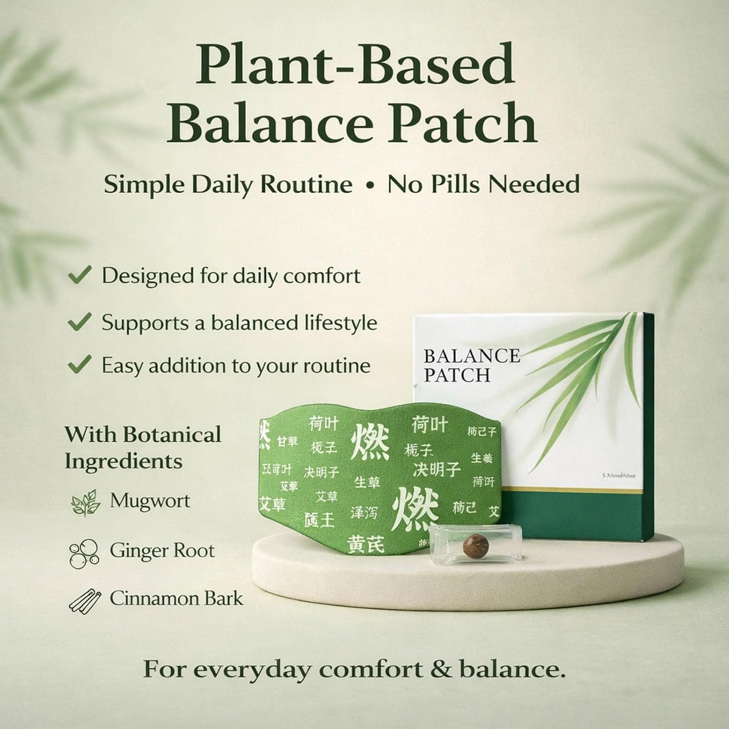 🔥Herbal Balance Patch — Japanese Kampo Formula
