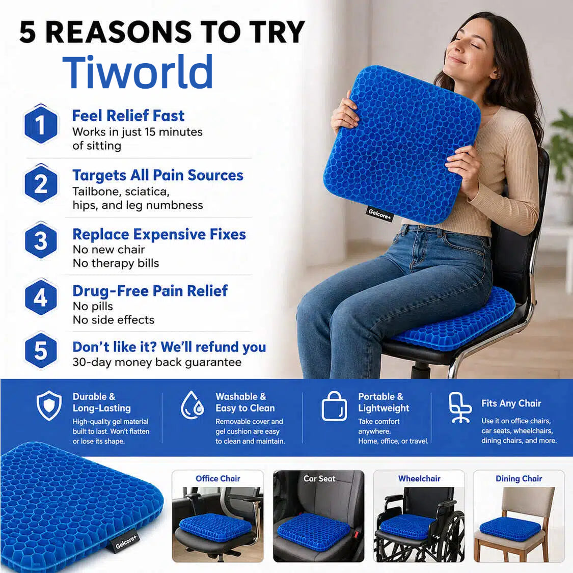 Turn Any Chair Into Pain-Free Comfort