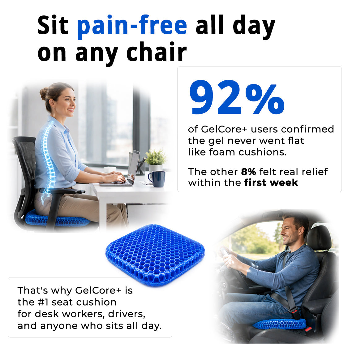 Turn Any Chair Into Pain-Free Comfort