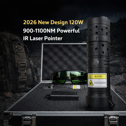 🔥⚡2026 Brand New 120W 900-1100nm High-Power IR Laser Pointer